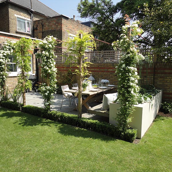 Terraced garden